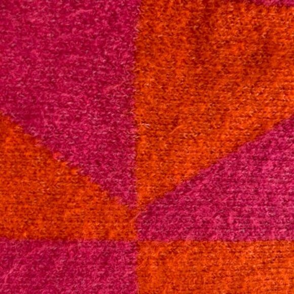 Mango Pink and Orange Geometric Cardigan - Picture 9 of 11